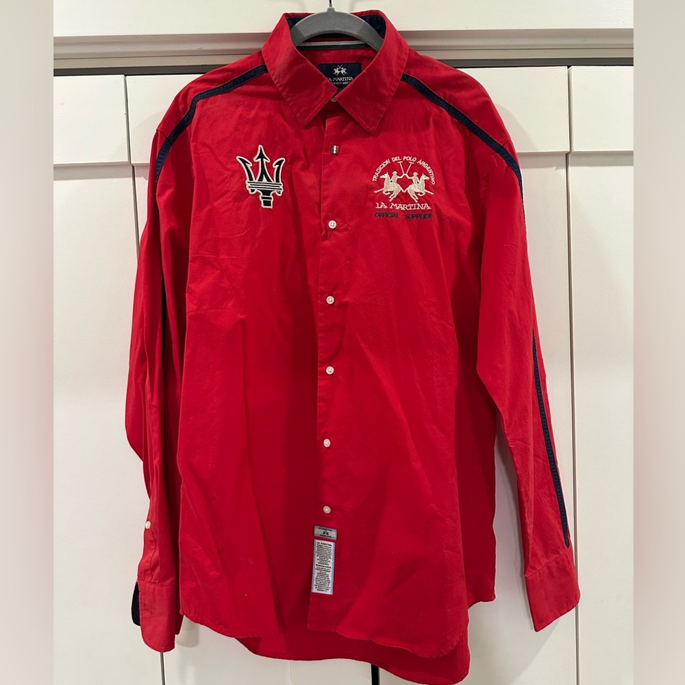 La Martina Maserati Polo Team Button Down